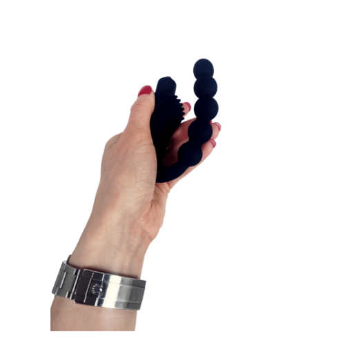 Eros - Black Anal Bead Vibrator